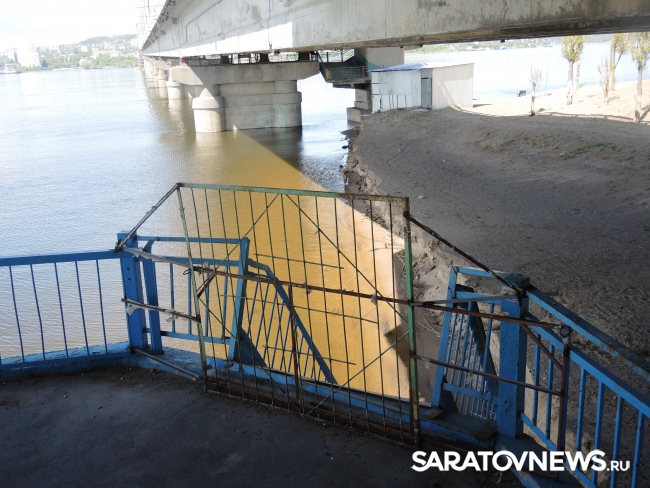 Пляж саратов энгельс под мостом