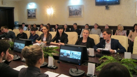 В СГЮА прошла видеоконференция, посвященная 70-летию Победы