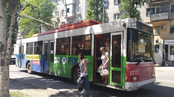 В Саратове не ходит троллейбус № 4 и три трамвайных маршрута