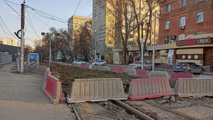 Скоростной трамвай: дорожная обстановка в центре Саратова улучшится в сентябре