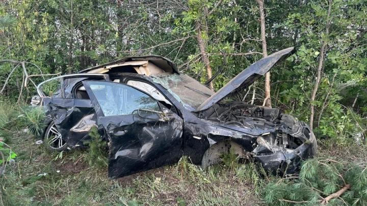 Водитель BMW разбился в Гагаринском районе: четверо пассажиров в больнице 