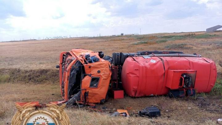 Водитель "КамАЗа" не выжил после ДТП в Дергачевском районе