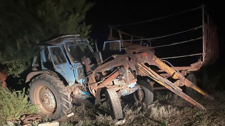 Трактор наехал на своего водителя в Краснокутском районе