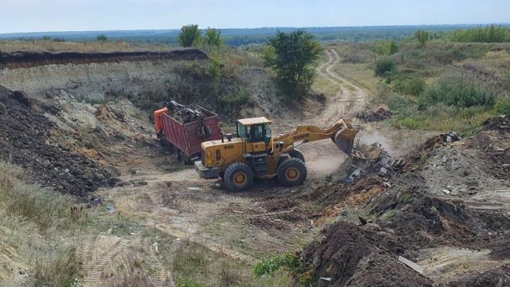 Саратовский регоператор ликвидировал несанкционированную свалку в Аткарском районе