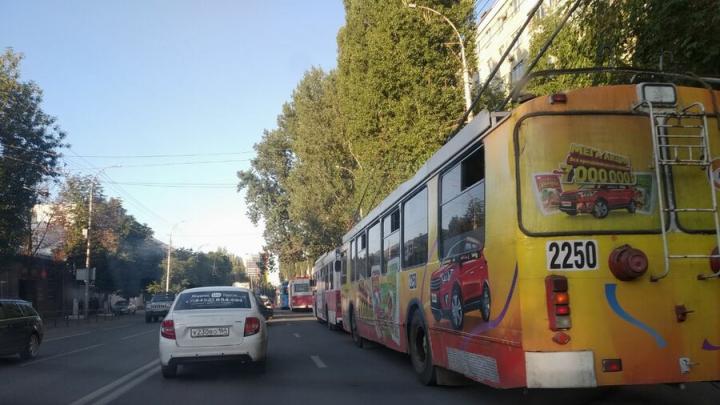 В Саратове восстановлено движение троллейбуса 