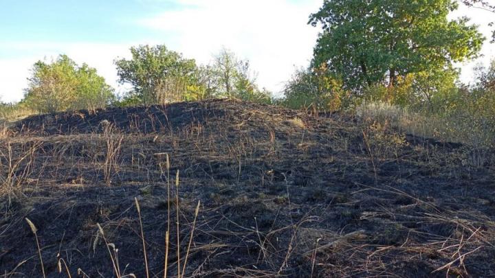 На турбазе в Шумейке горели камыш и сараи