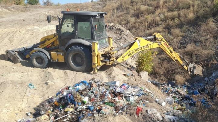 Саратовский регоператор ликвидировал две несанкционированные свалки в Гагаринском районе