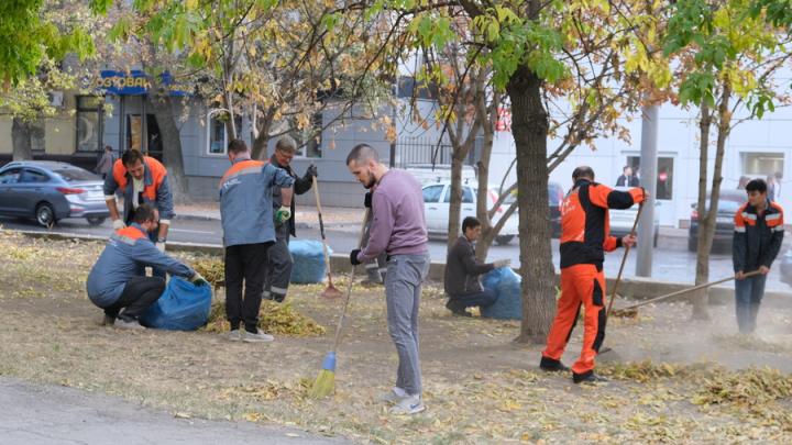 Саратовские энергетики навели порядок в Сквере героев Краснодона