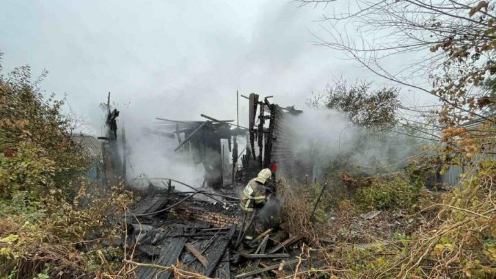 На пожаре в саратовском селе погиб мужчина