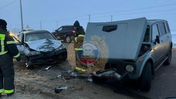 Девушка пострадала в утреннем ДТП в Саратове